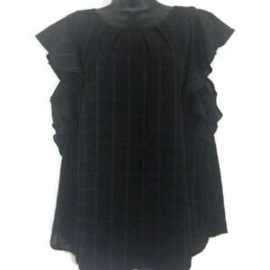 Elle Textured Shirt Blouse Large